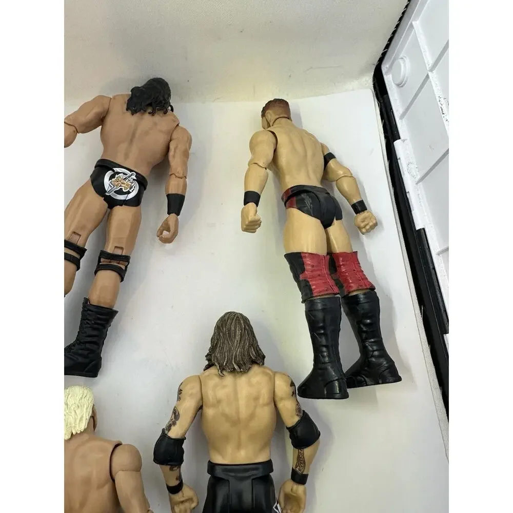 6 WWE WWF Wrestling Action Figures Pacific Matt Hardy Drew John Morrison Dolph